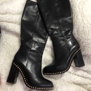 Coach justina tall boots